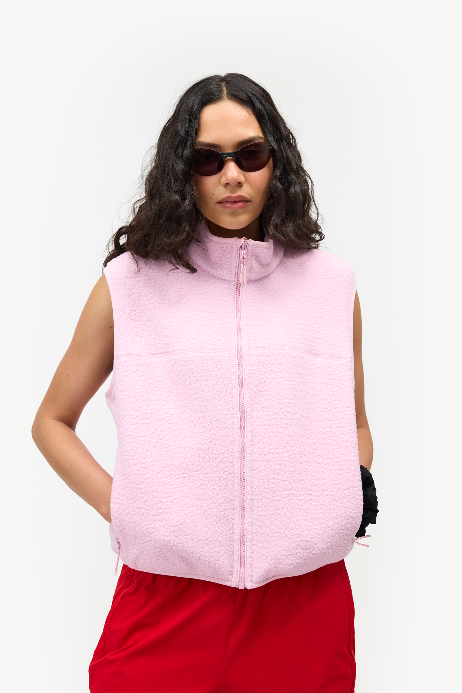 Halfdays Chapelle Fleece Vest in Bisou