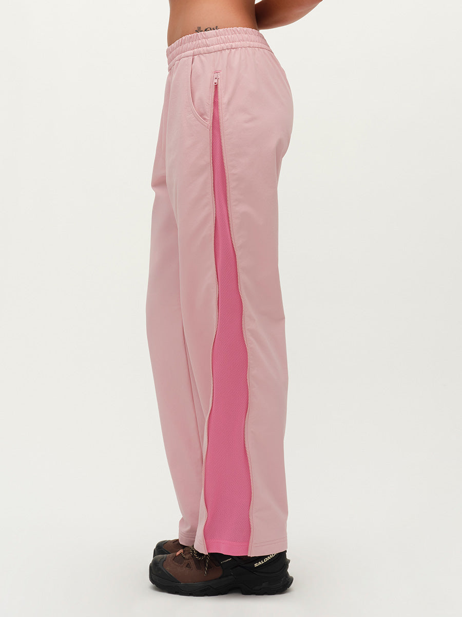 Outdoor Voices RecTrek Zip Pant in Pink Dust