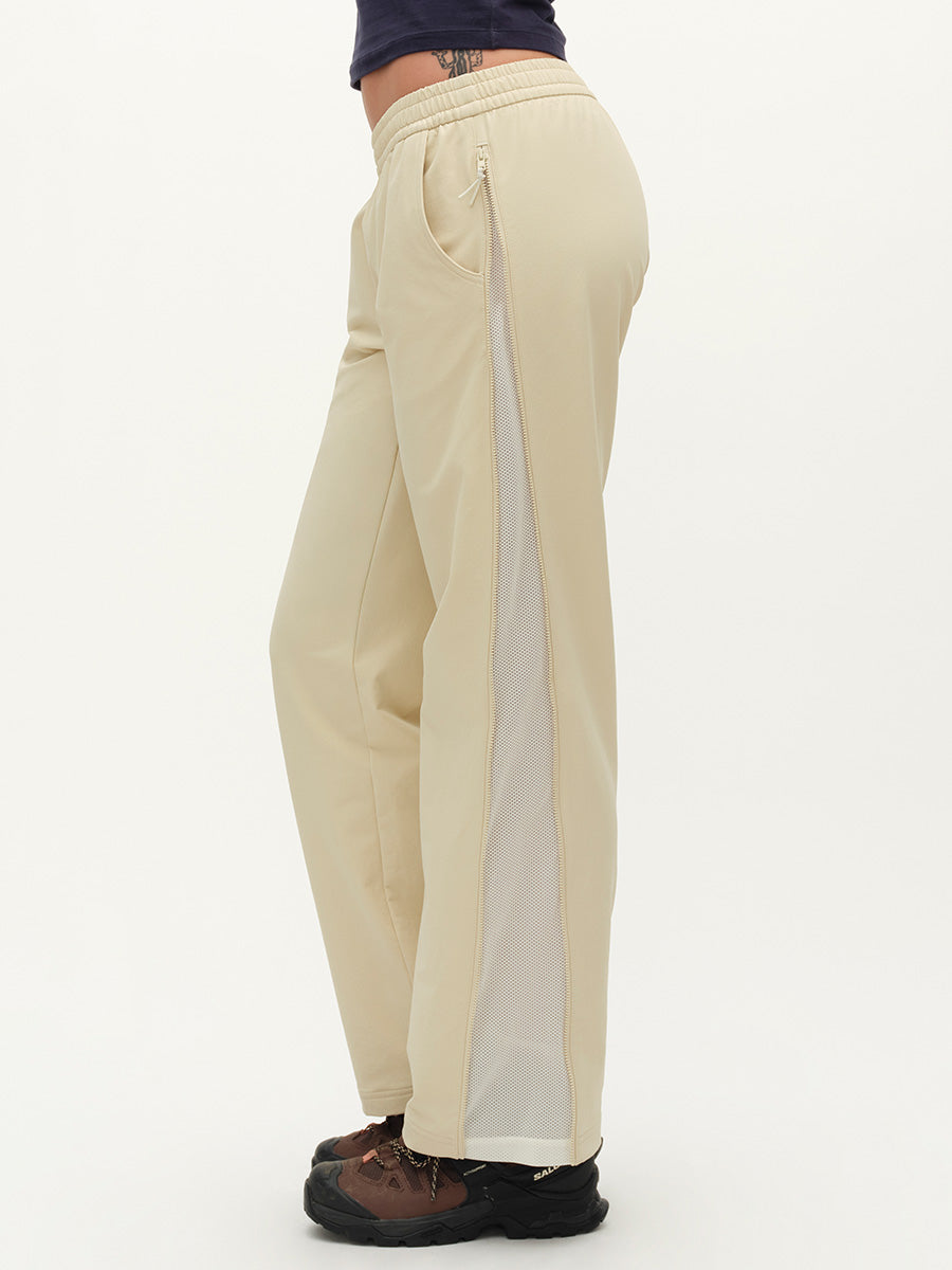Outdoor Voices RecTrek Zip Pant in Sandstone