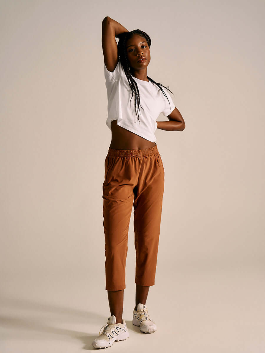 Outdoor Voices Zephyr 26" Pant in Toasty