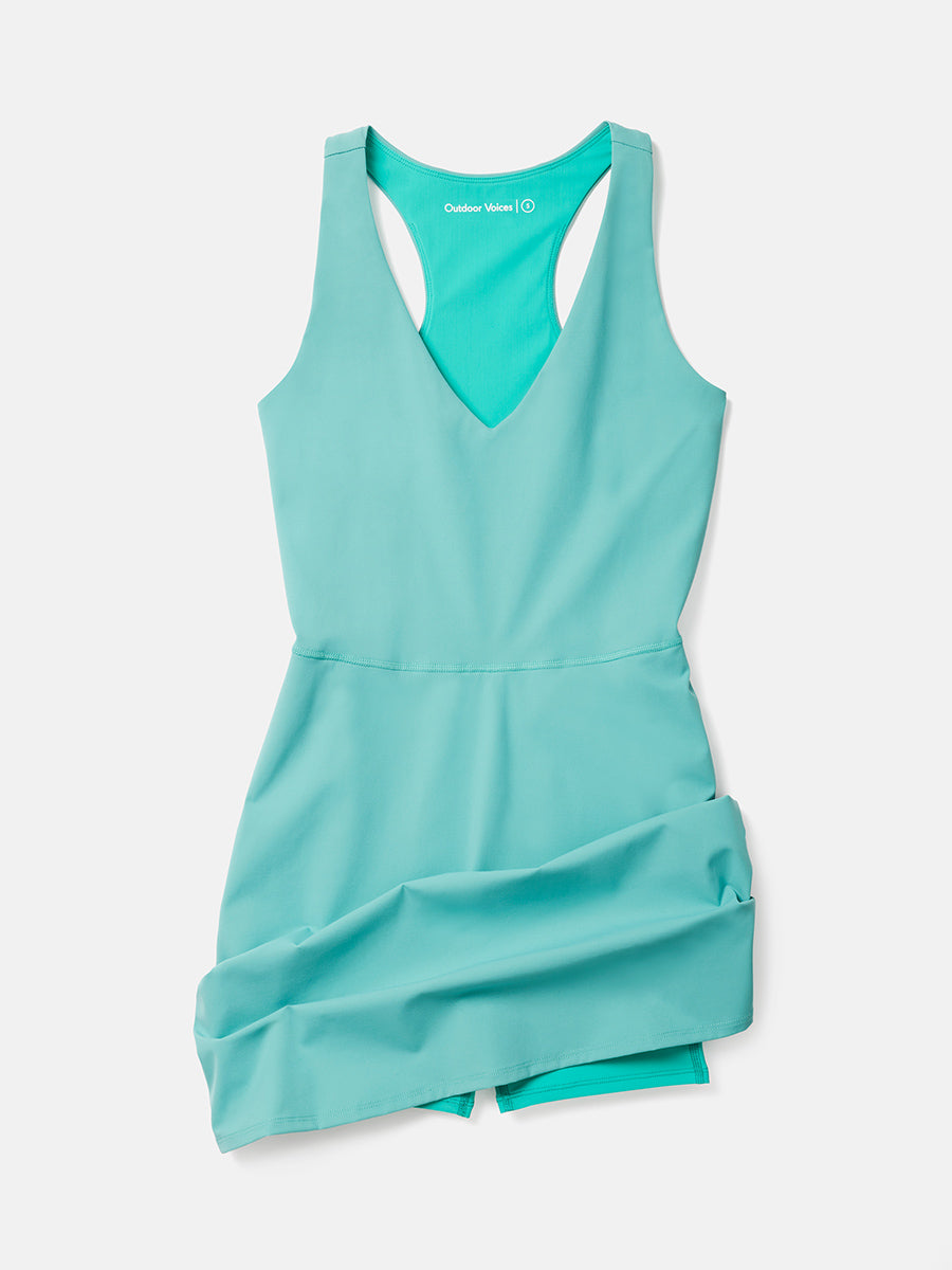 Outdoor Voices Volley Dress in Sea Green